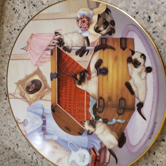 Vintage kittens plate - Picture 2 of 5